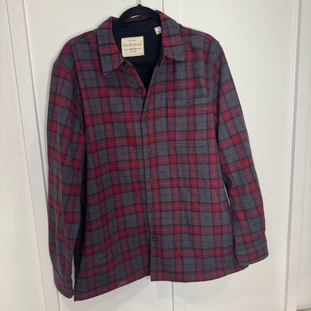 Weatherproof Vintage Flannel Shirt Jacket